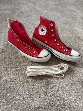 Converse High Top Red Sneakers